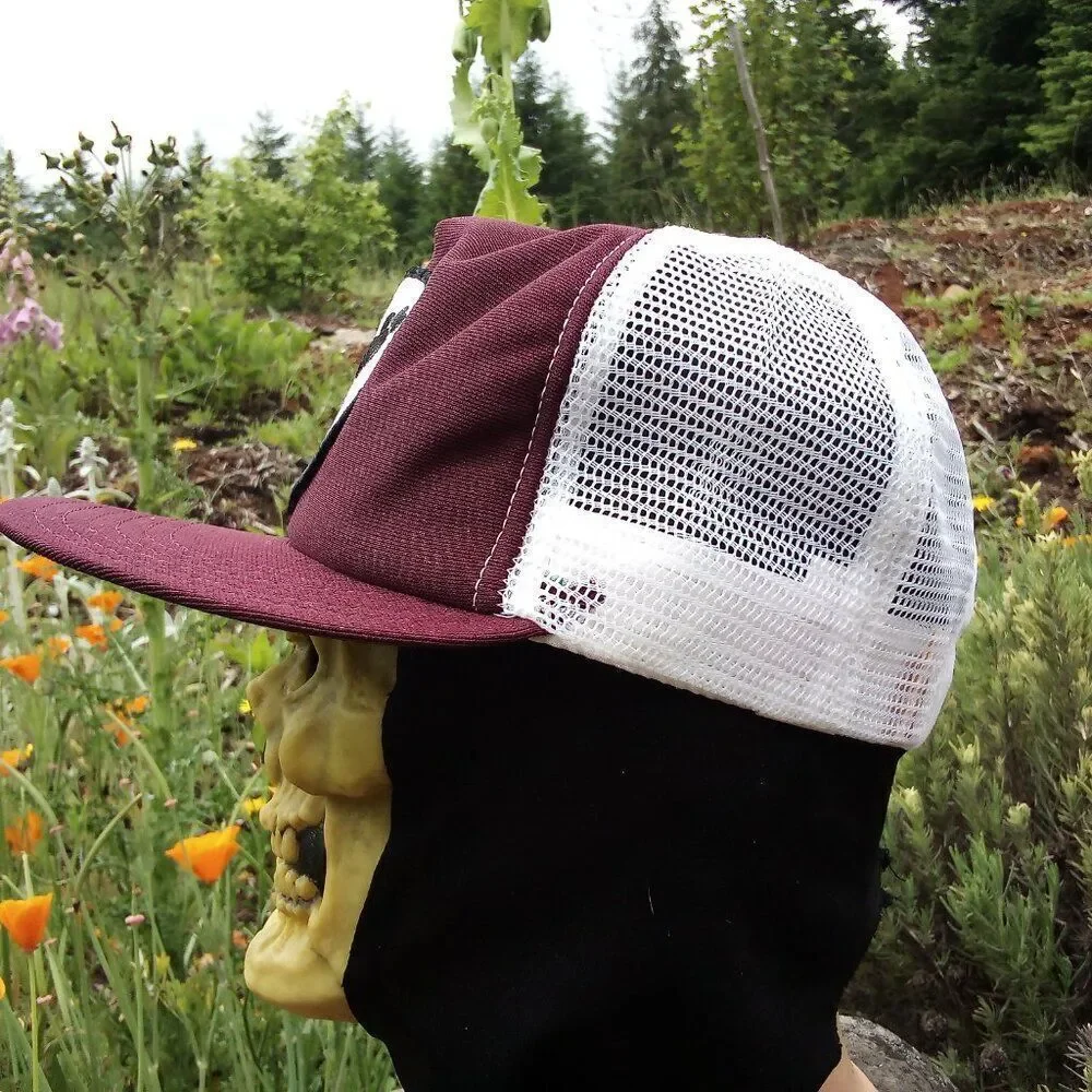 Vintage The Boss Cat Patch Snap Trucker Hat